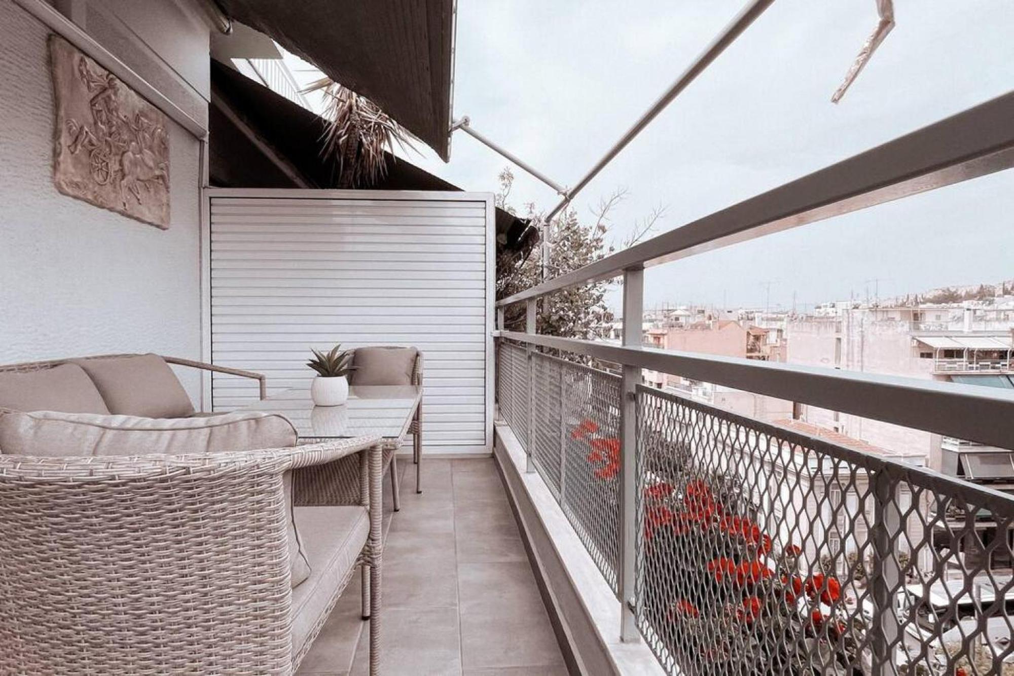 Penthouse - Amazing View In The Center Of Athens Apartman Kültér fotó